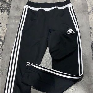 Boys adidas tiro 19 black track pants Size L. EUC